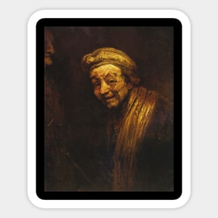 Rembrandt Painting men Sticker